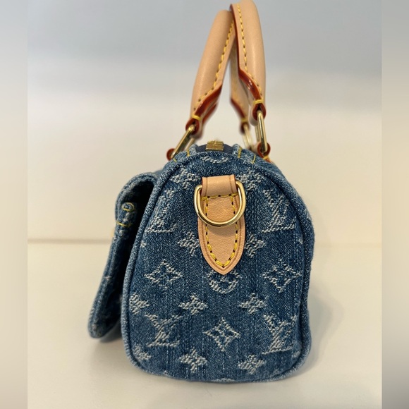 RARE Louis Vuitton Denim nano speedy - Picture 6 of 11